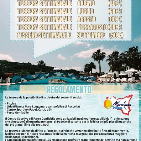 Сasa de vacaciones All'interno Del Mareluna Village Ora Anche Spa *
